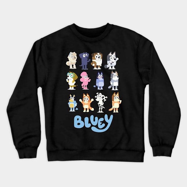 topper bluey Crewneck Sweatshirt by Inspire Gift